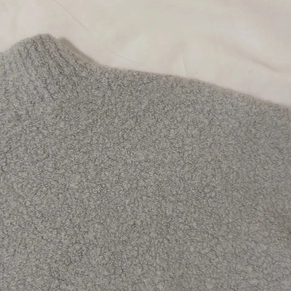 Saks Fifth Avenue Wool Sweater Mock Neck Sweater, Color Gray Size XL - Picture 9 of 12